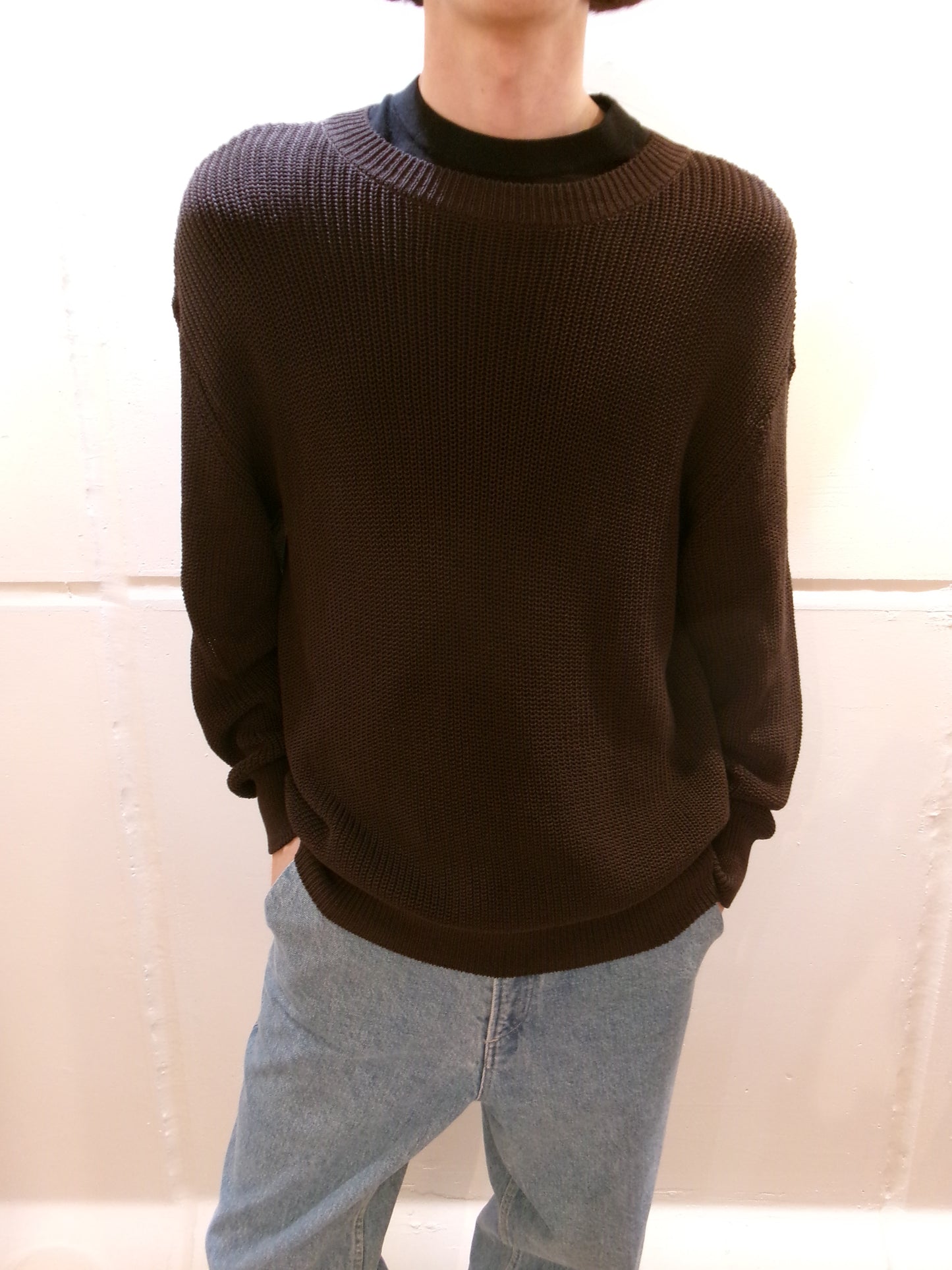 FUJI COTTON STANDARD KNIT(brown)