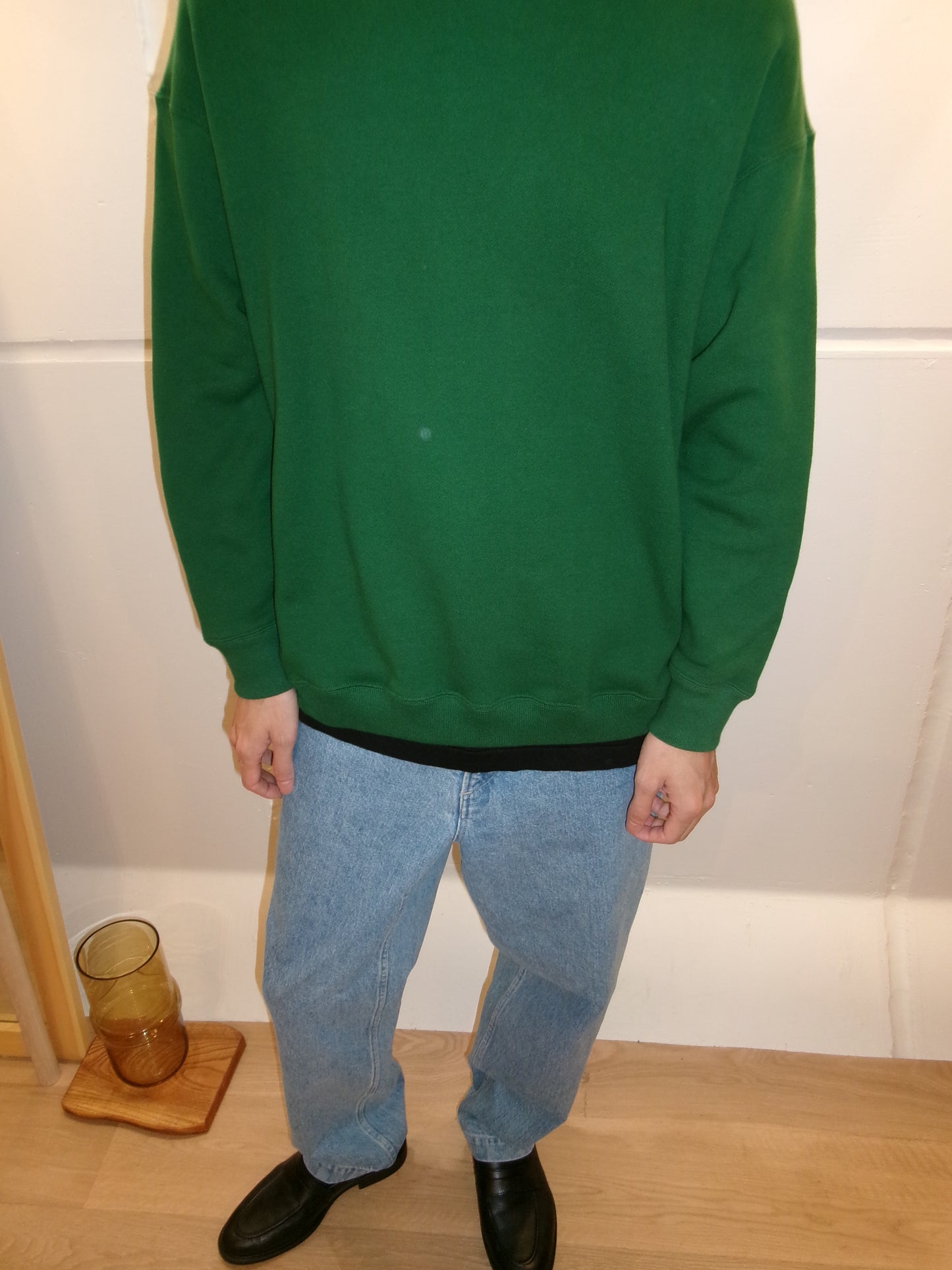 FUJI crew neck sweat(green)