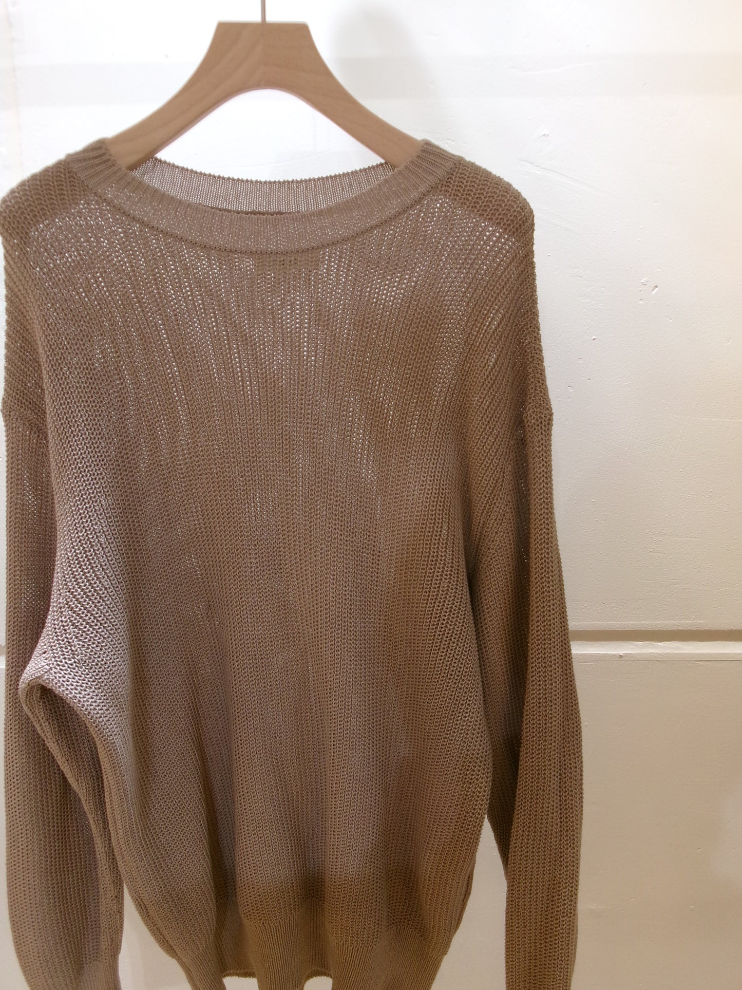 FUJI COTTON STANDARD KNIT (pink beige)