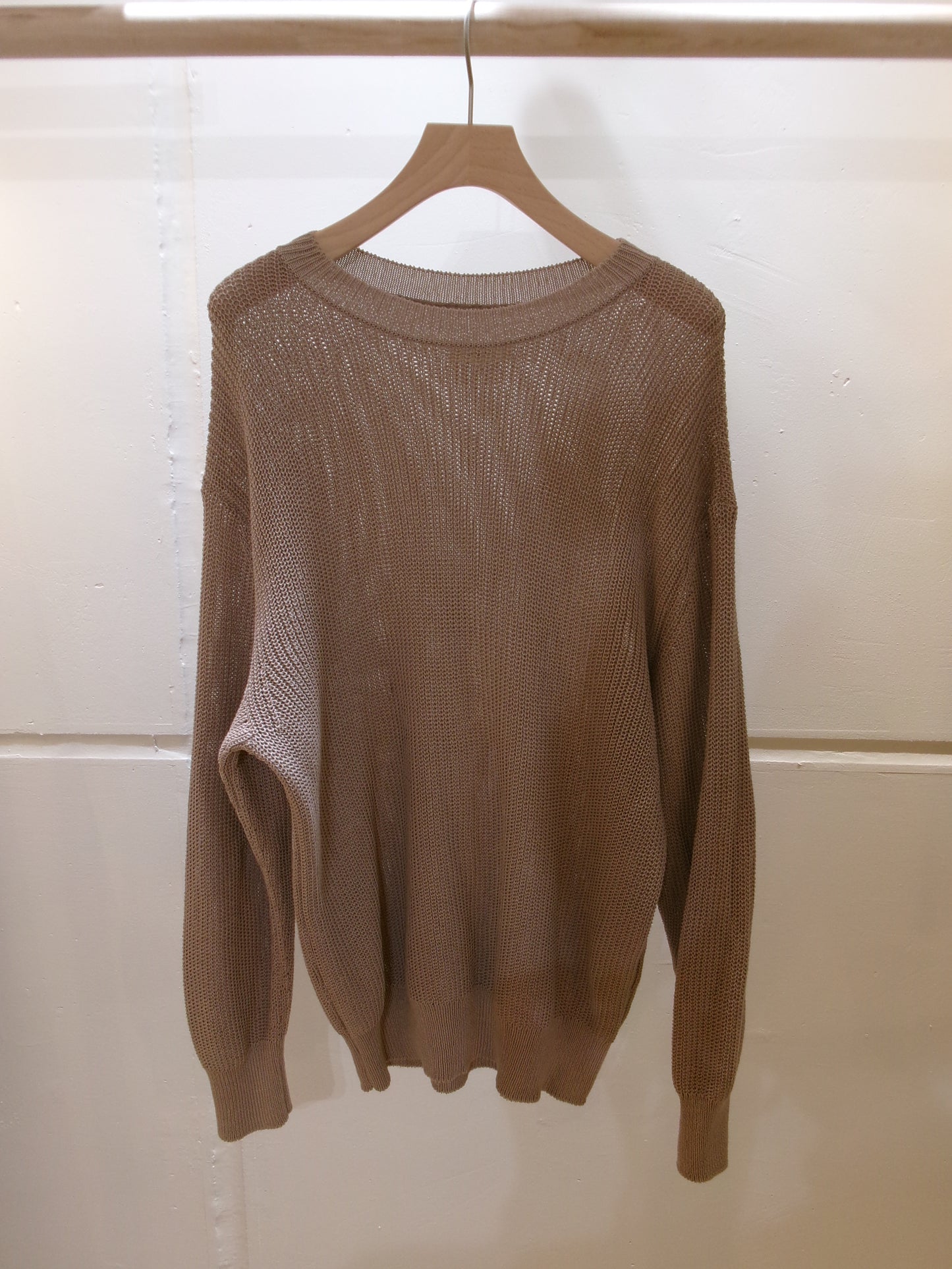 FUJI COTTON STANDARD KNIT (pink beige)