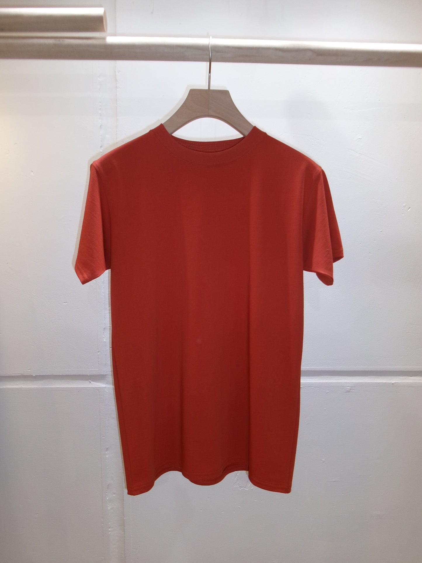 FUJI COTTON S/S T-SHIRTS(red)-femme-