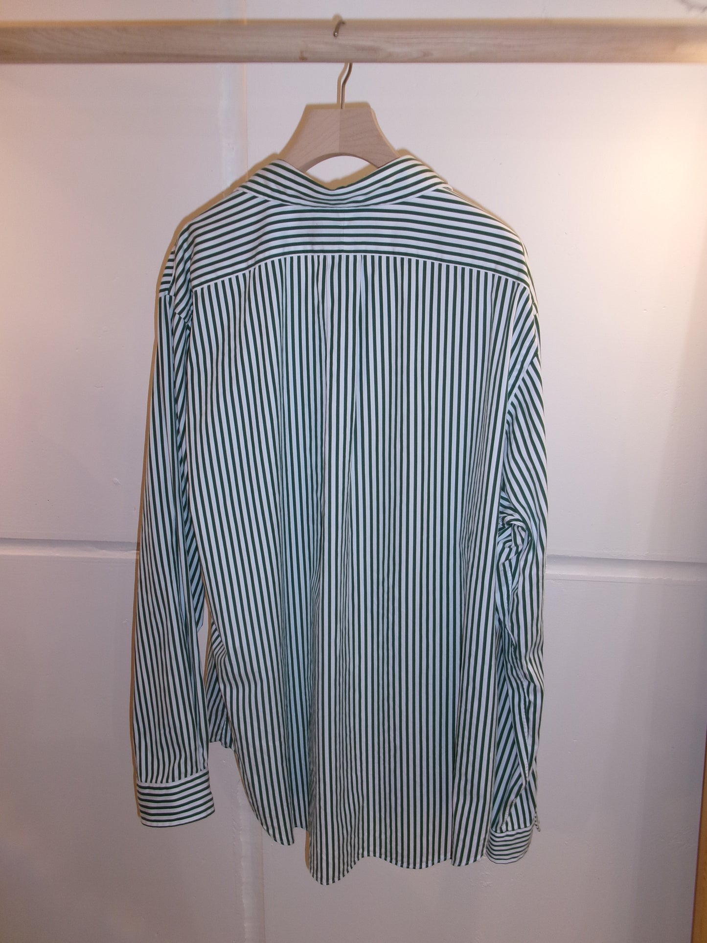Ralph Lauren green white shirt
