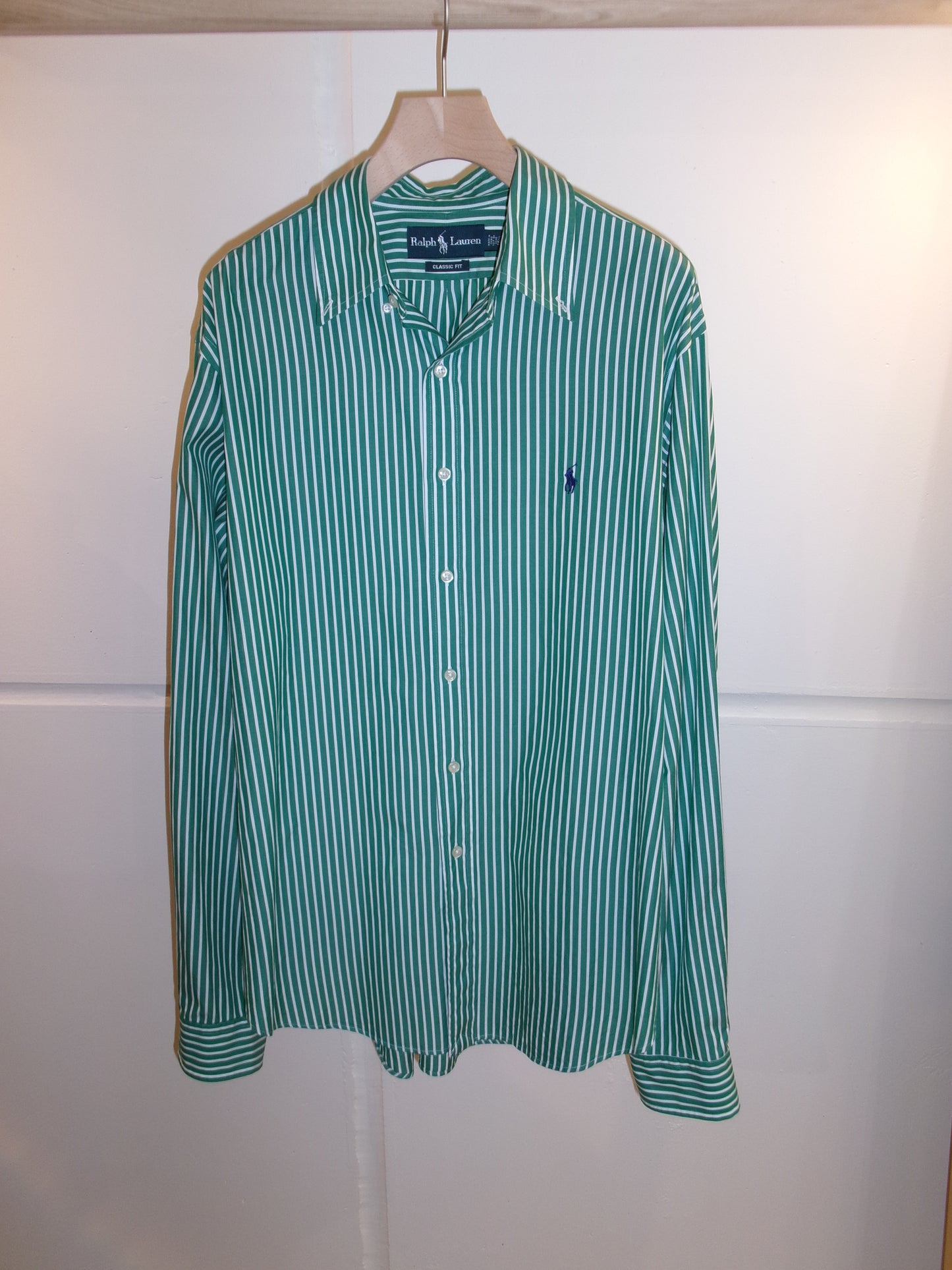 Ralph Lauren green shirt