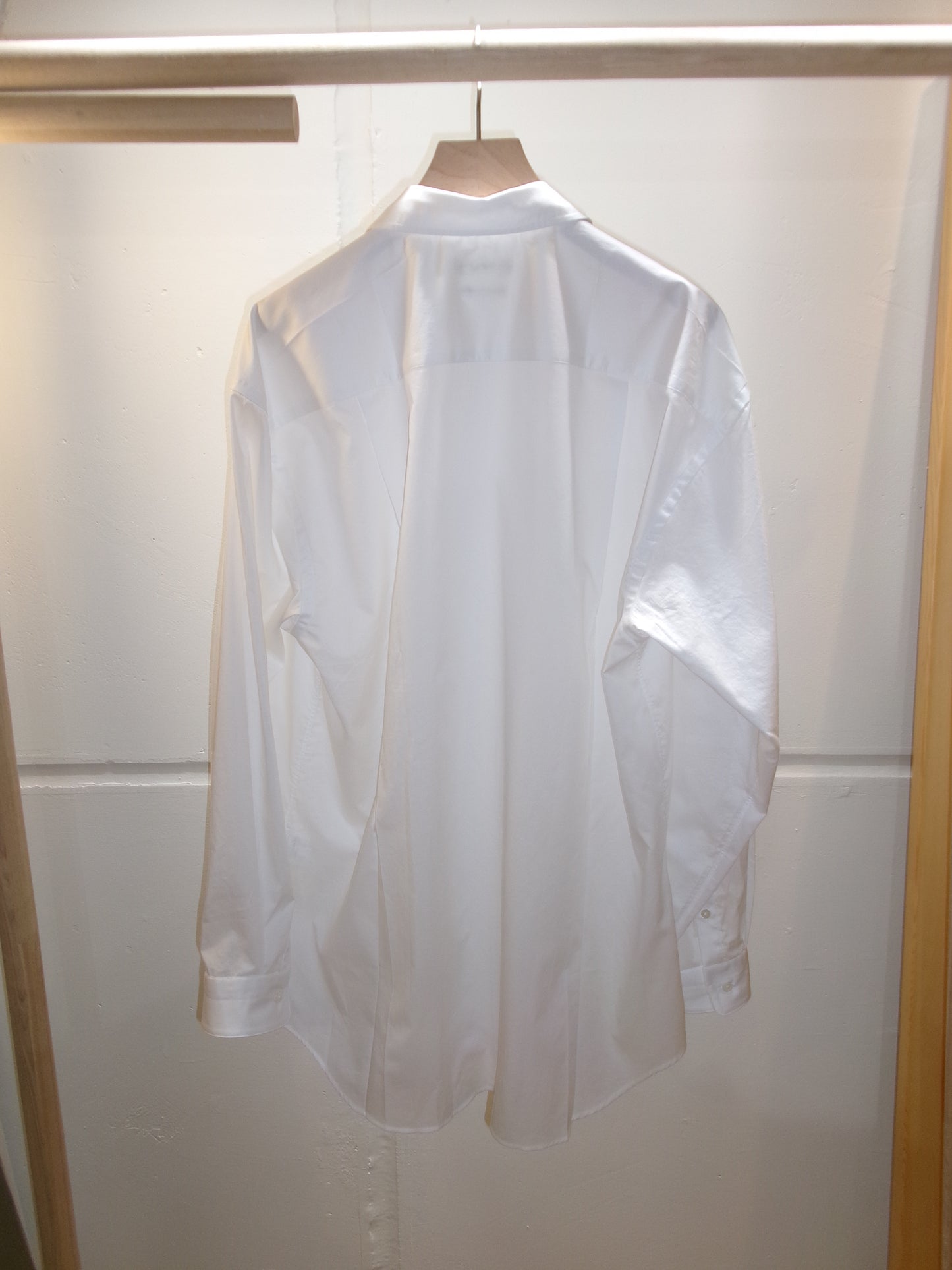 FUJI COTTON TWILL STANDARD SHIRT(WHITE)