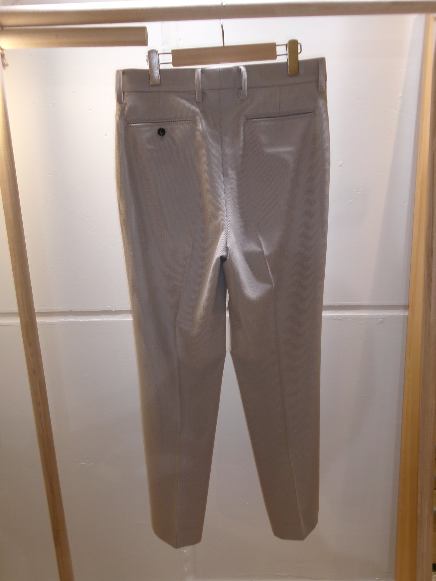 FUJI WOOL CASHMERE CORDUROY SLACKS -femme-
