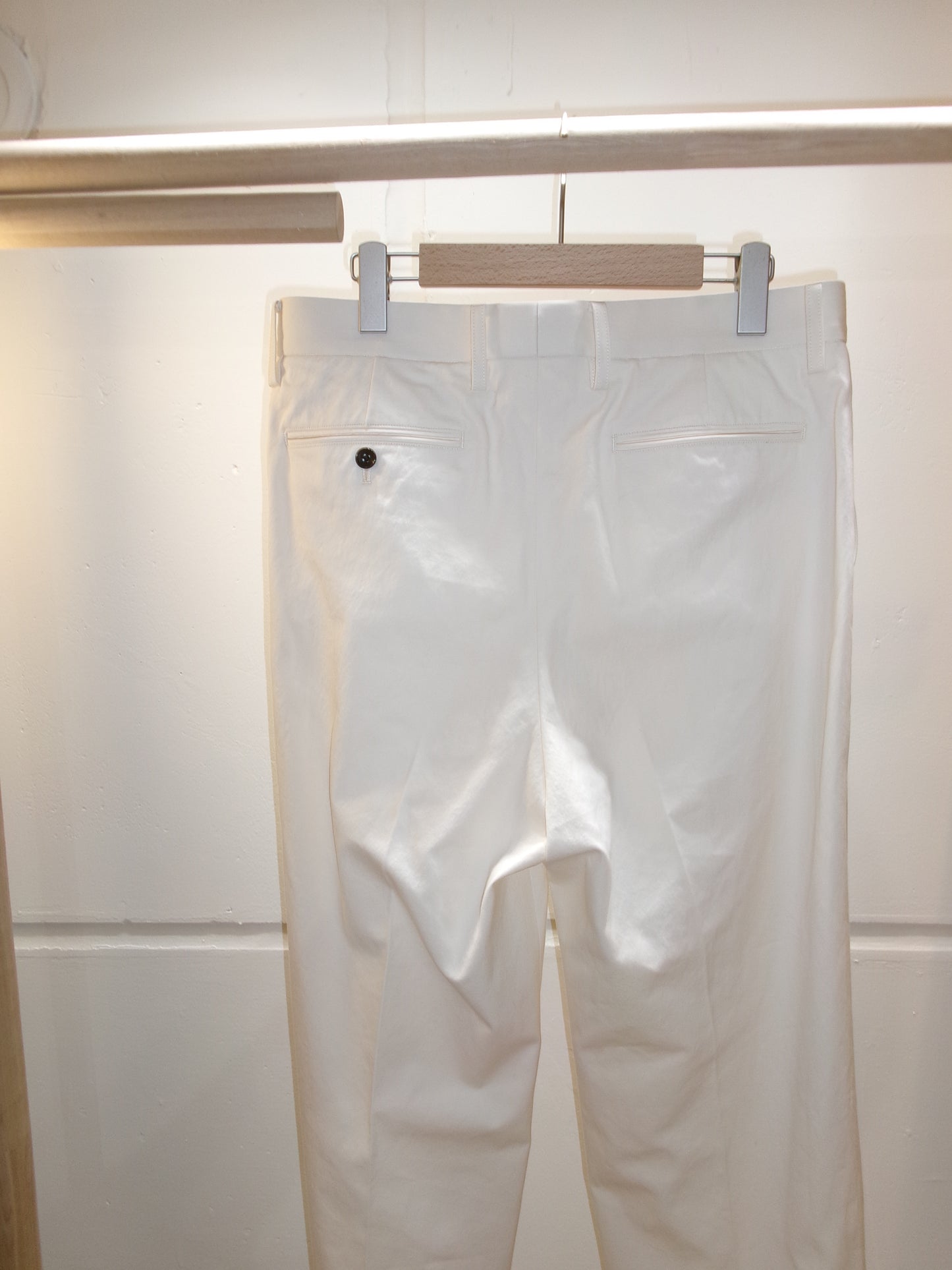 FUJI COTTON GABARDINE TROUSERS