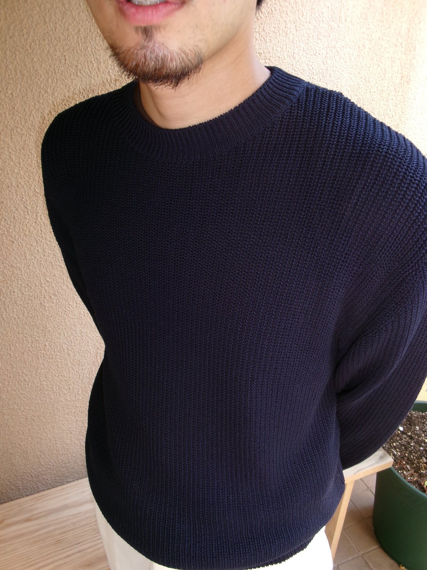 FUJI COTTON STANDARD KNIT(NAVY)
