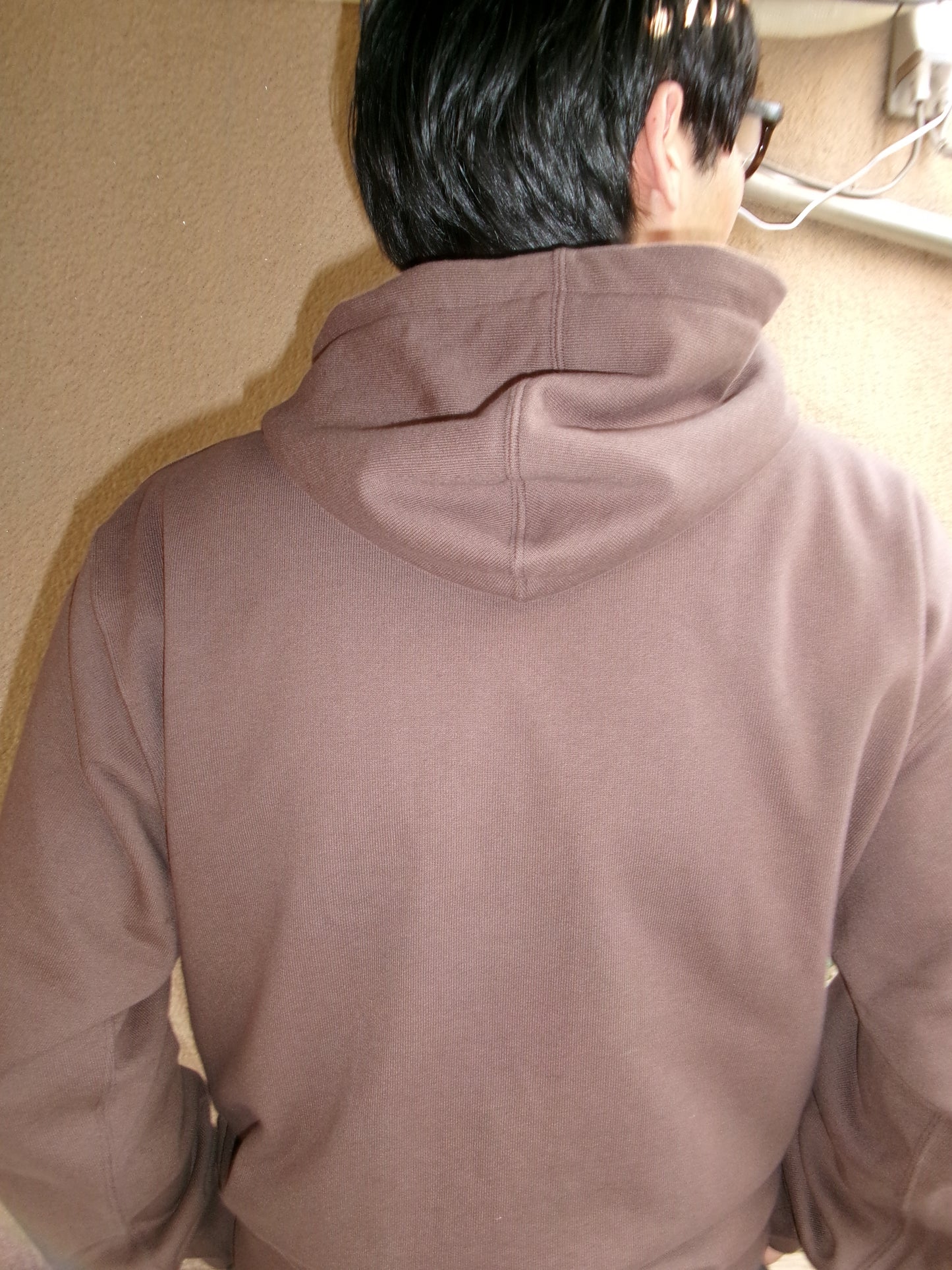 FUJI COTTON ZIP UP HOODIE(BROWN)