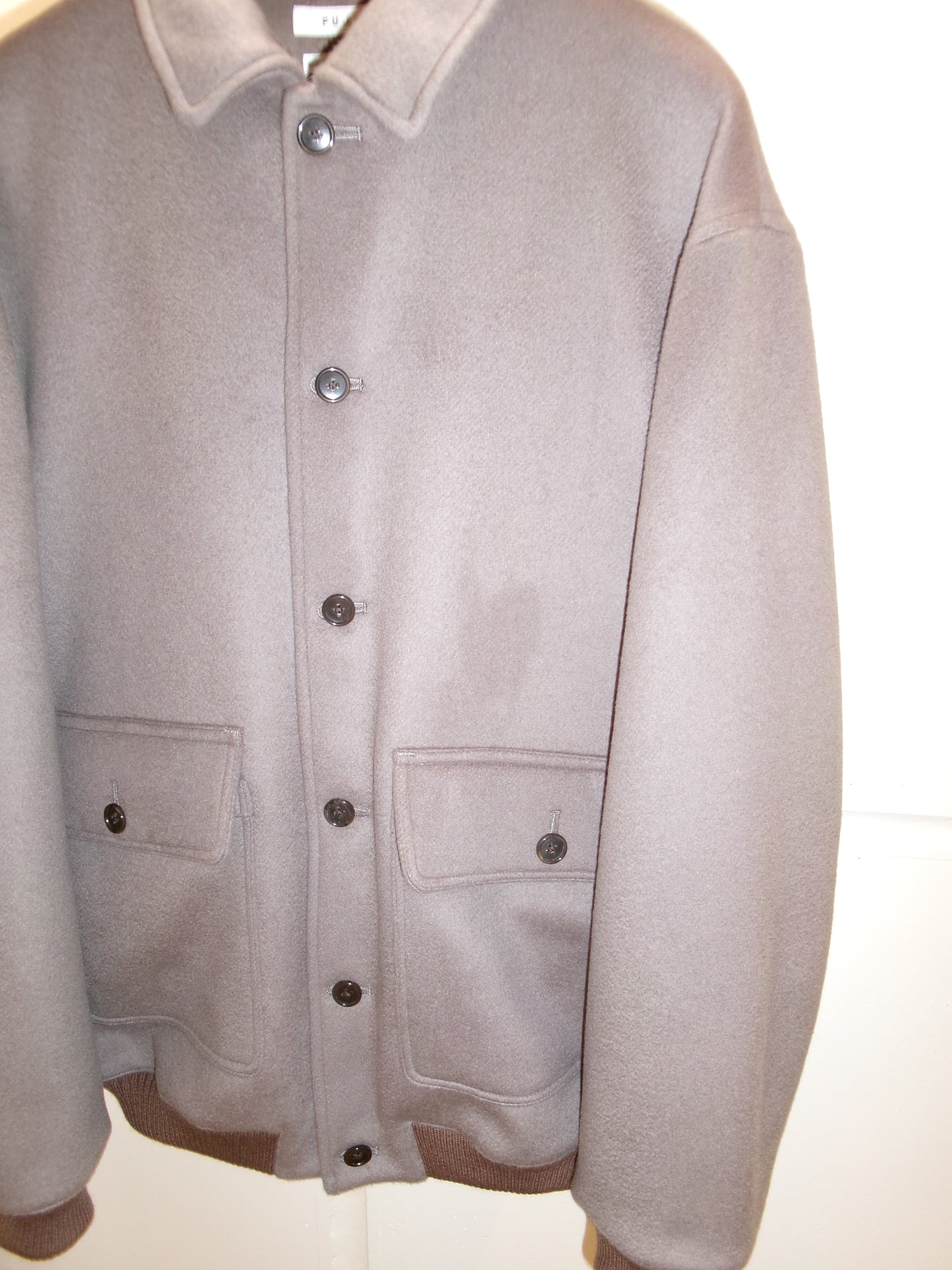 FUJI WOOL MELTON BASIC BLOUSON