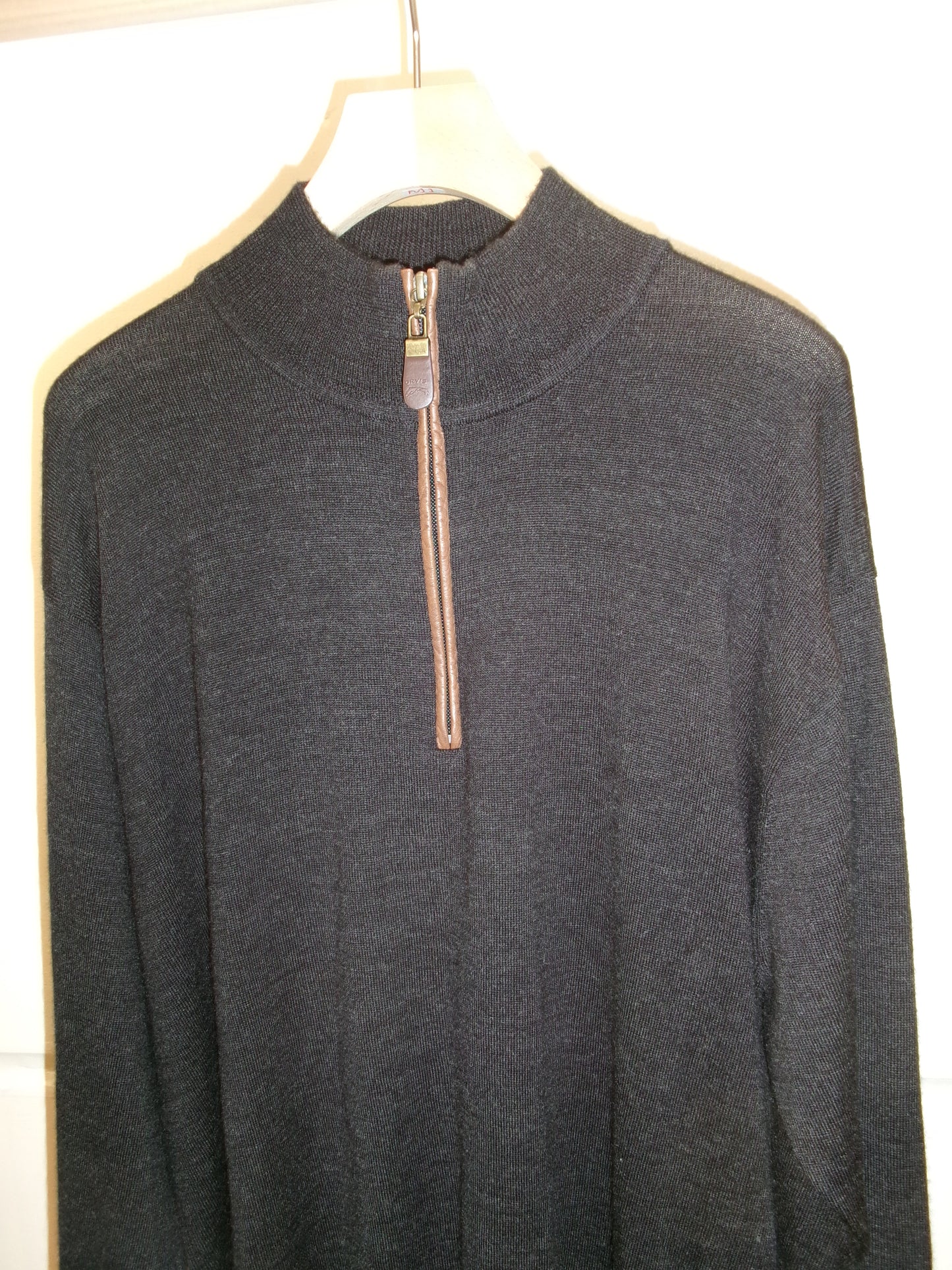 Half-zip knit