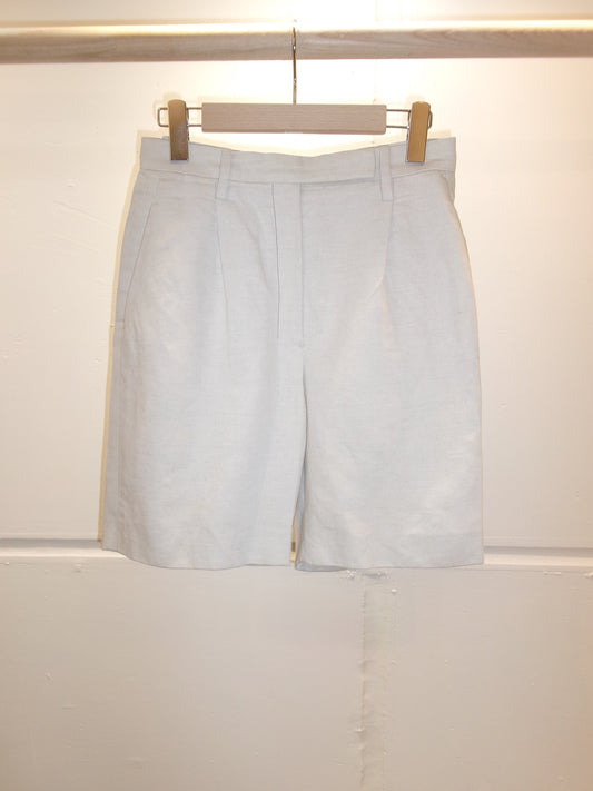 Hermès by Martin Margiela Cotton Linen Tailored Shorts