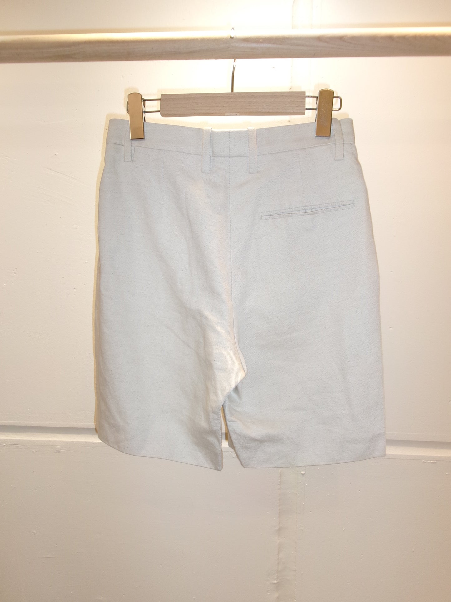 Hermès by Martin Margiela Cotton Linen Tailored Shorts