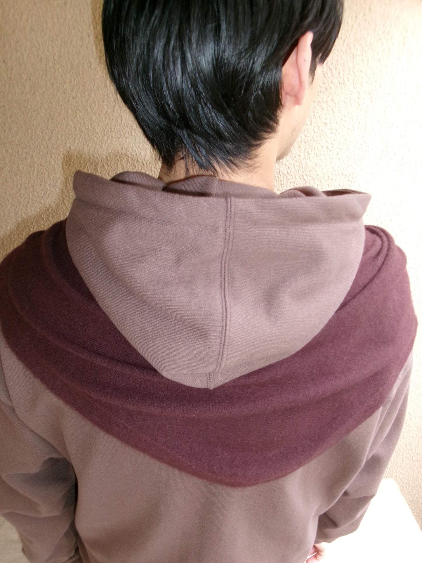 FUJI COTTON ZIP UP HOODIE(BROWN)