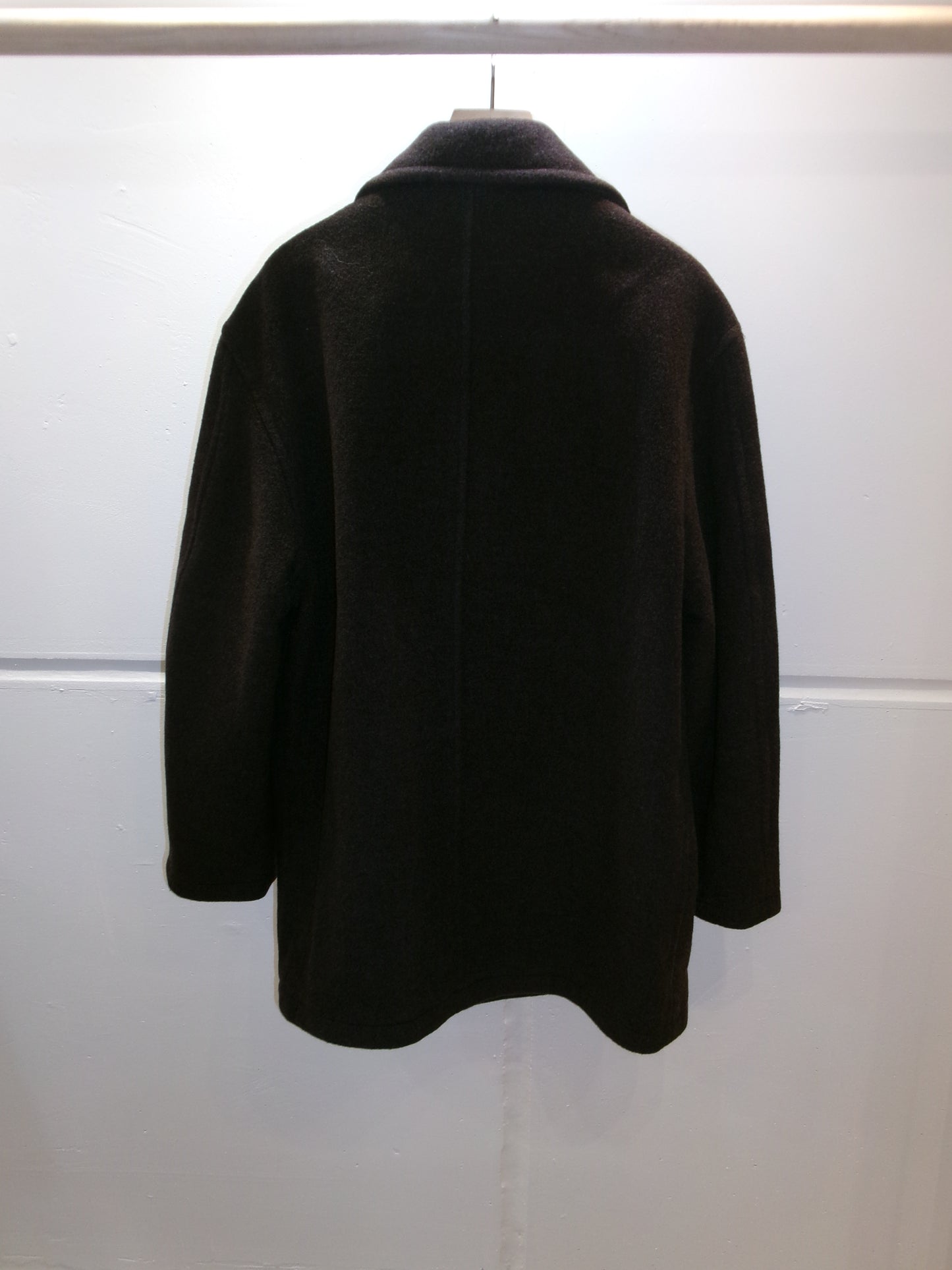 J.CREW 90's dark brown wool coat
