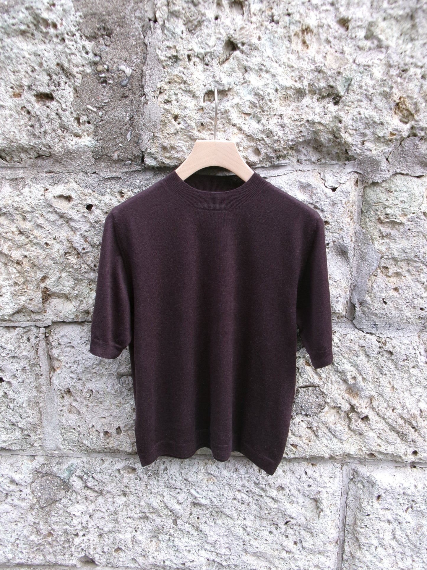 FUJI SILK CASHMERE S/S KNIT-Women-