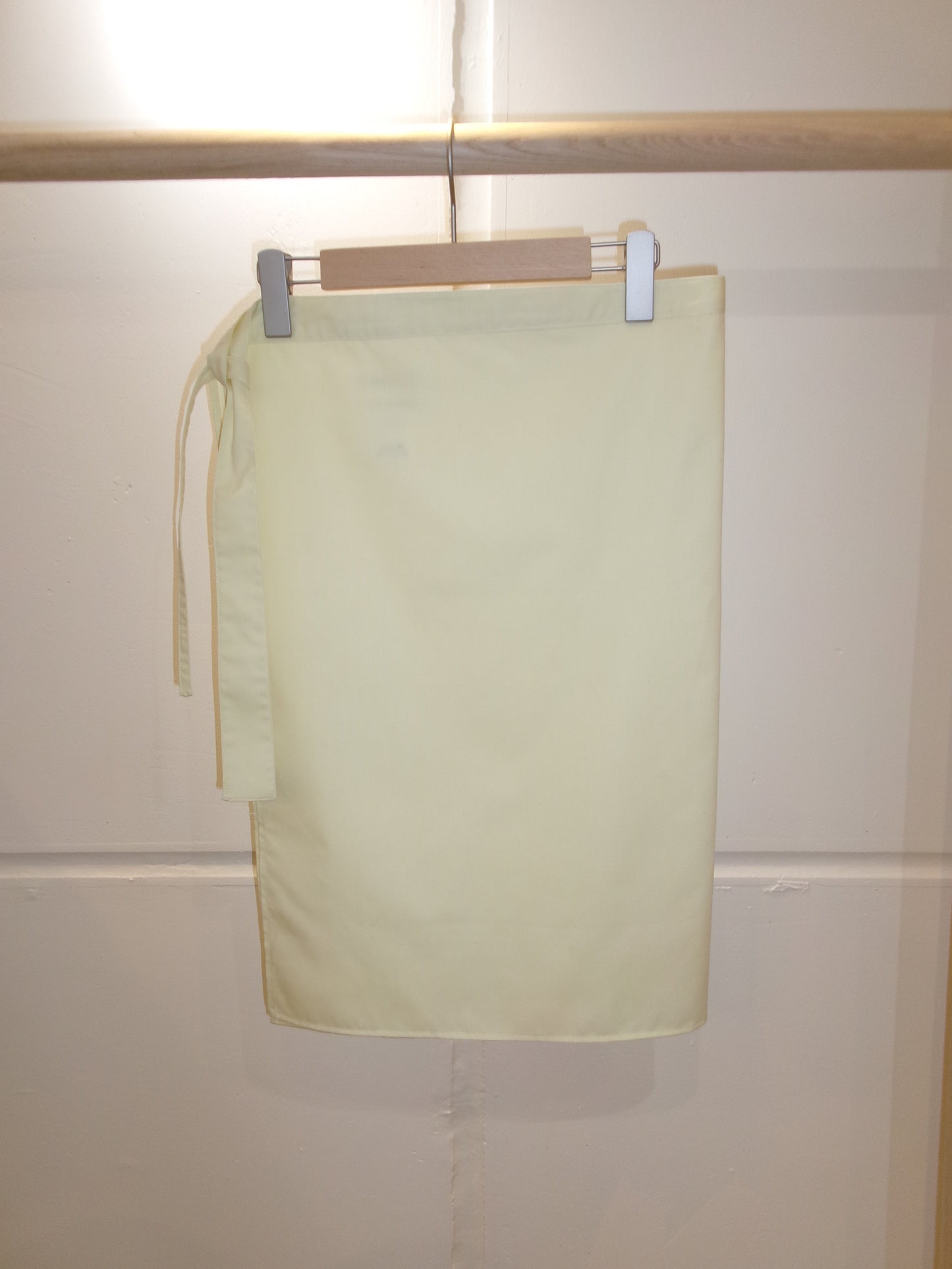 FUJI OXFORD WRAP SKIRT