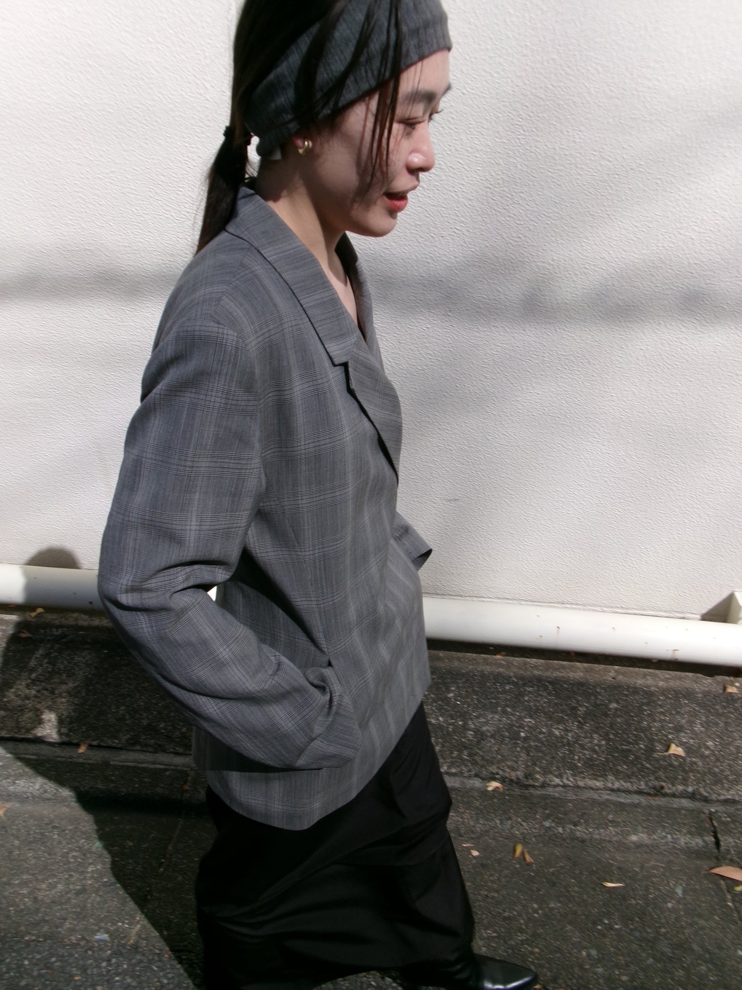 Ernie Palo Wool Check Jacket