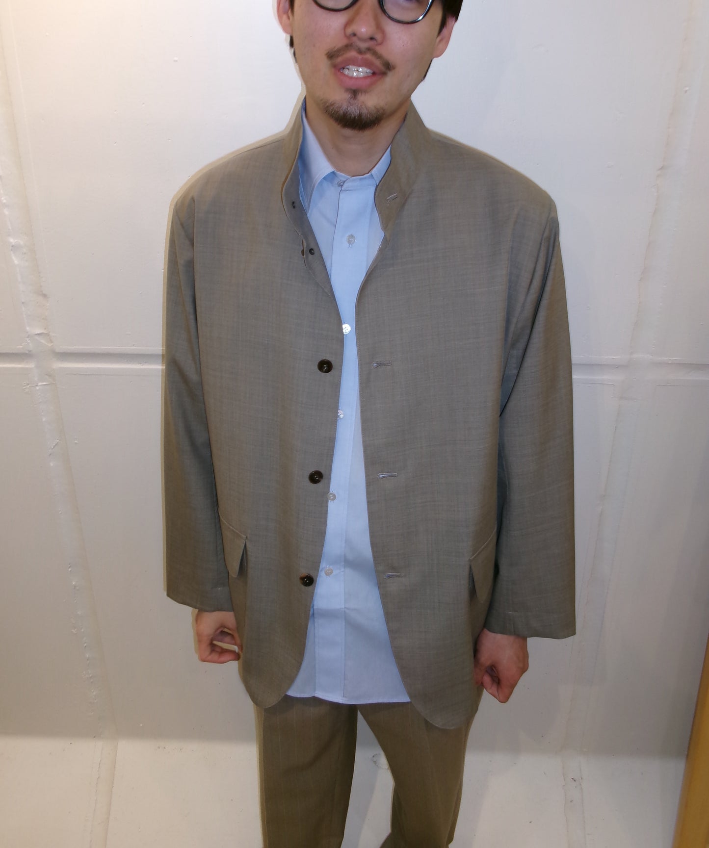 Cale Blue Regular Collar Shirt