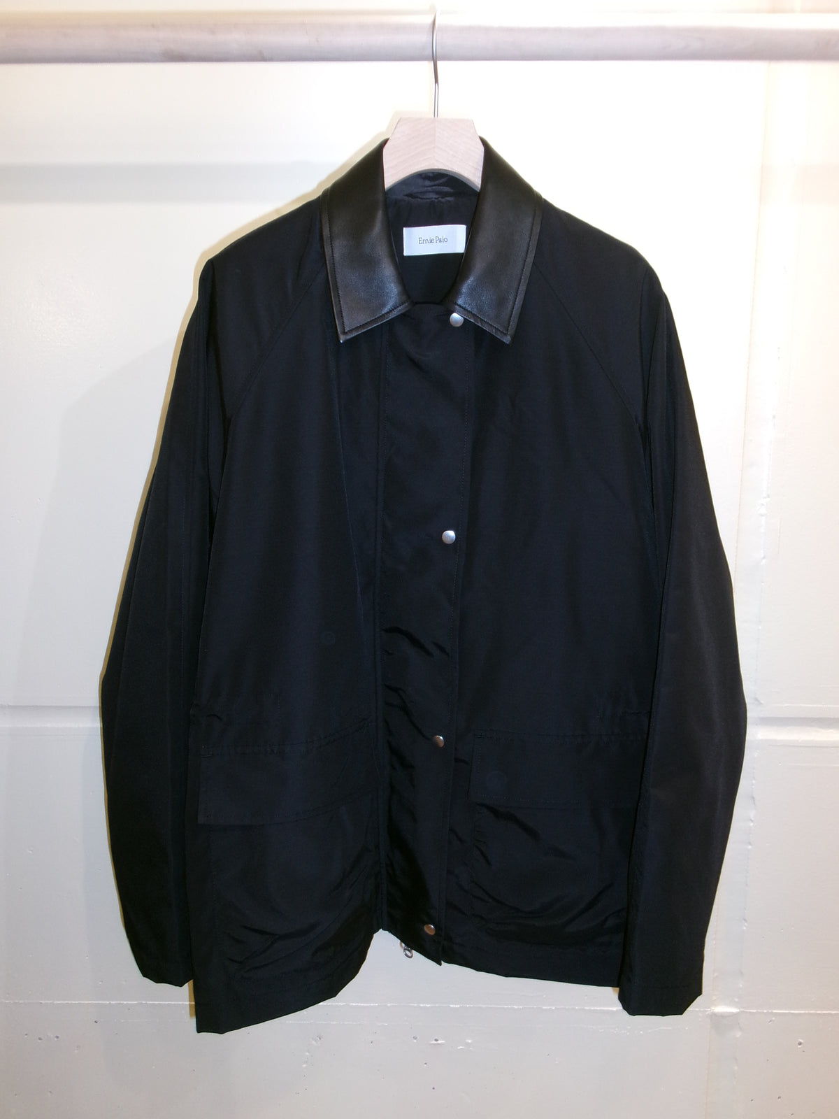 Ernie Palo Wool Nylon Hunting Jacket Women -Black-