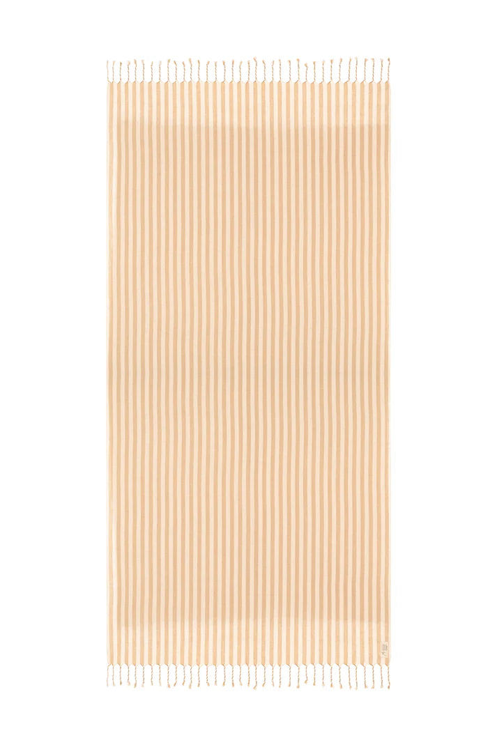 Mizar&Alcor Bath&Hand Towel -Striped Mustard-