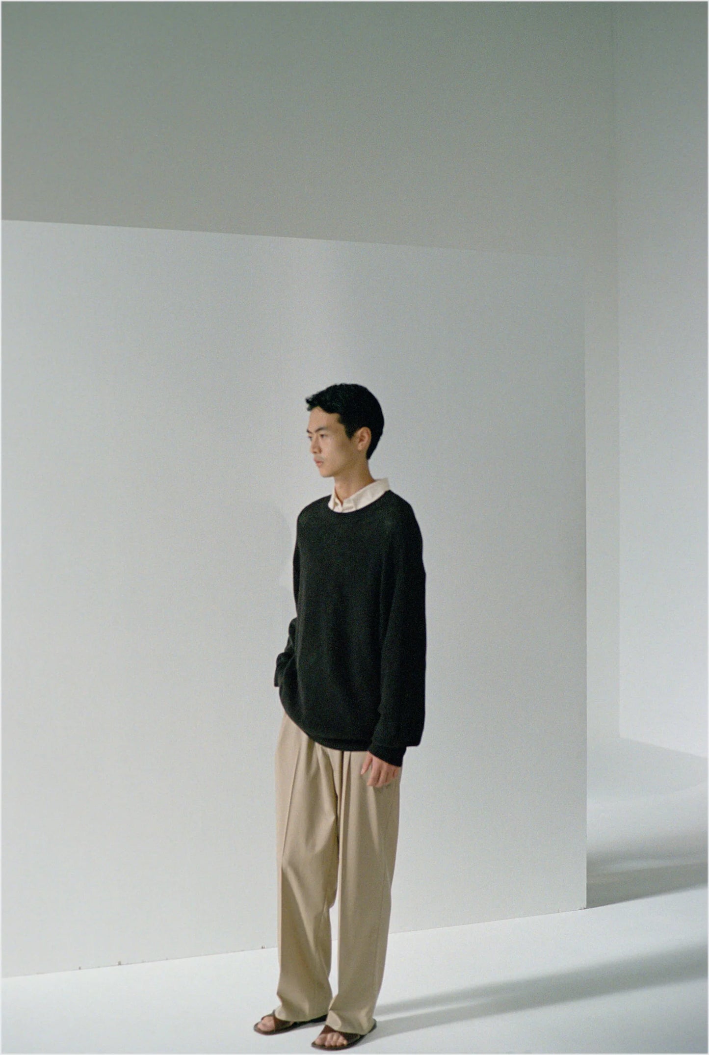 FUJI COTTON STANDARD KNIT(brown)
