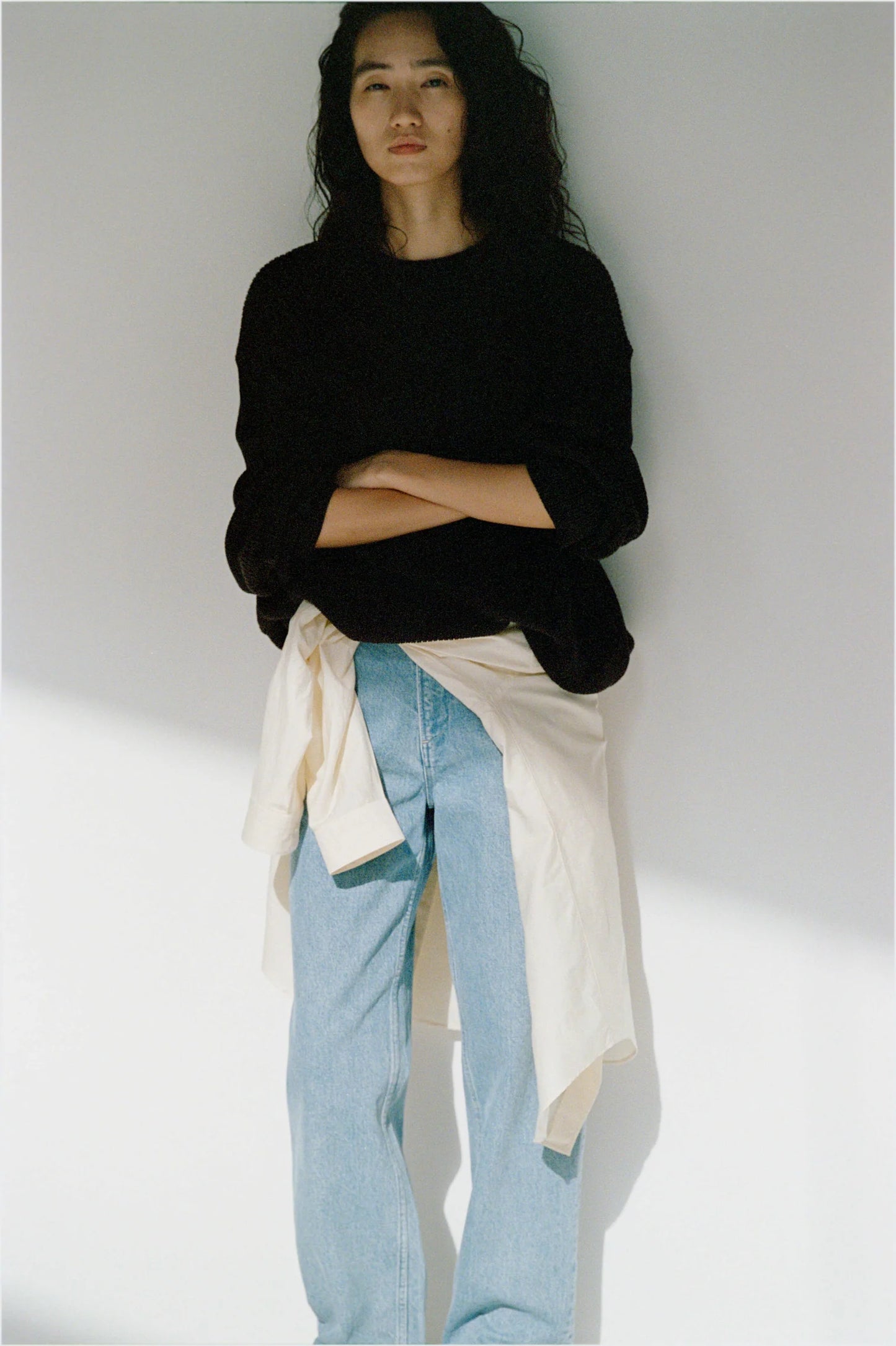 FUJI WASH DENIM SLACKS