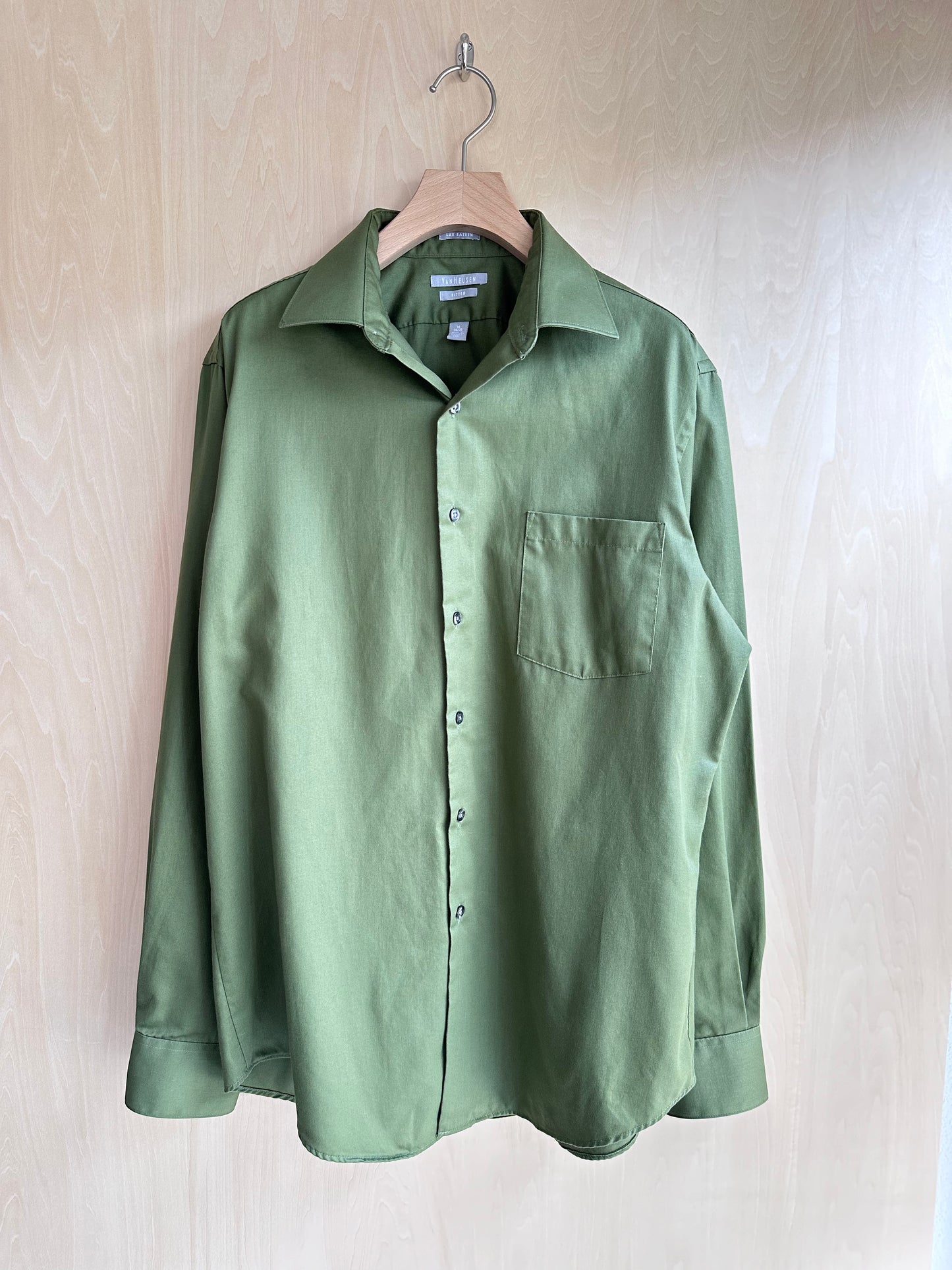 Green cotton shirt