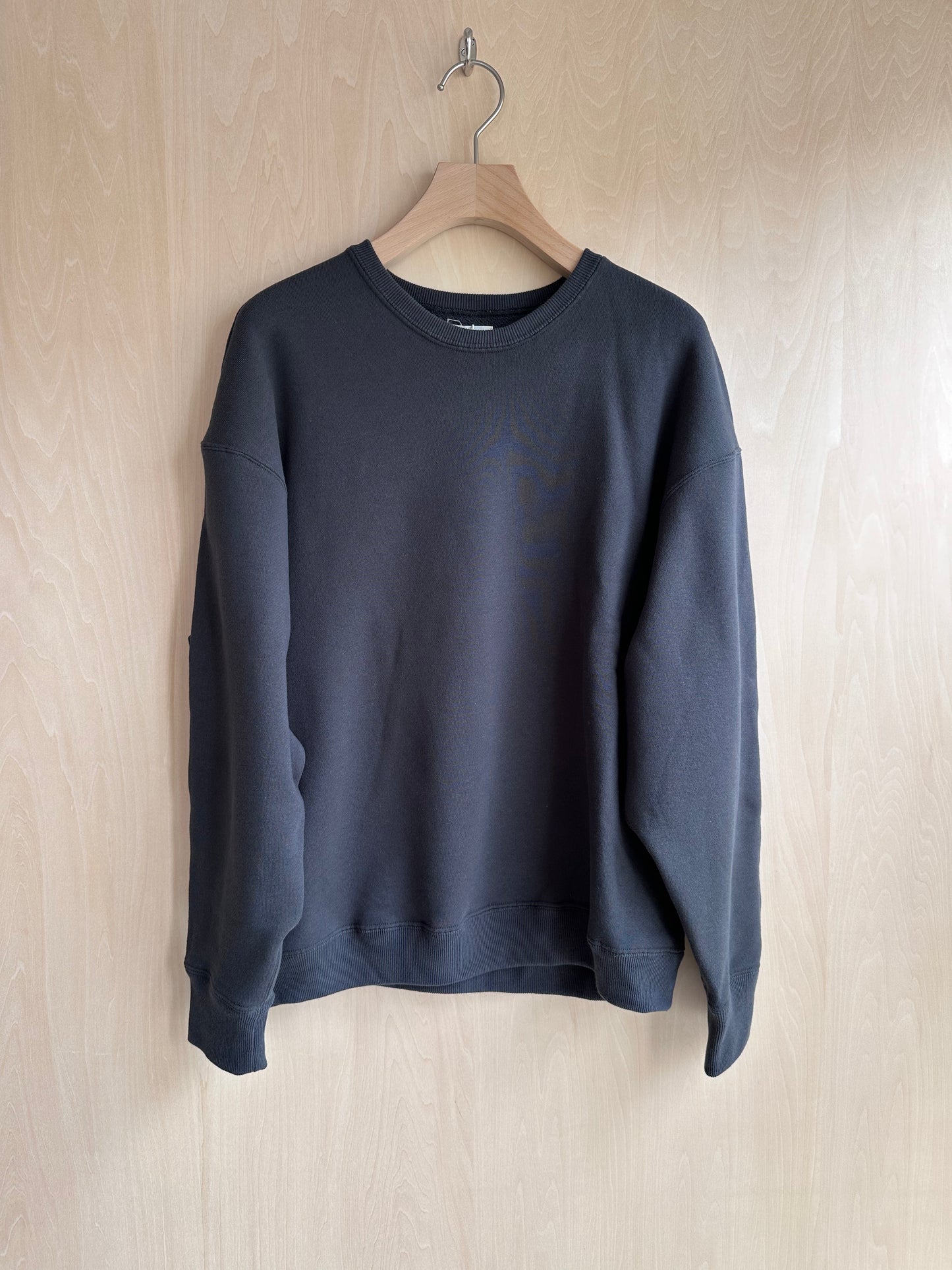 FUJI crew neck sweat (CHARCOAL GRAY)
