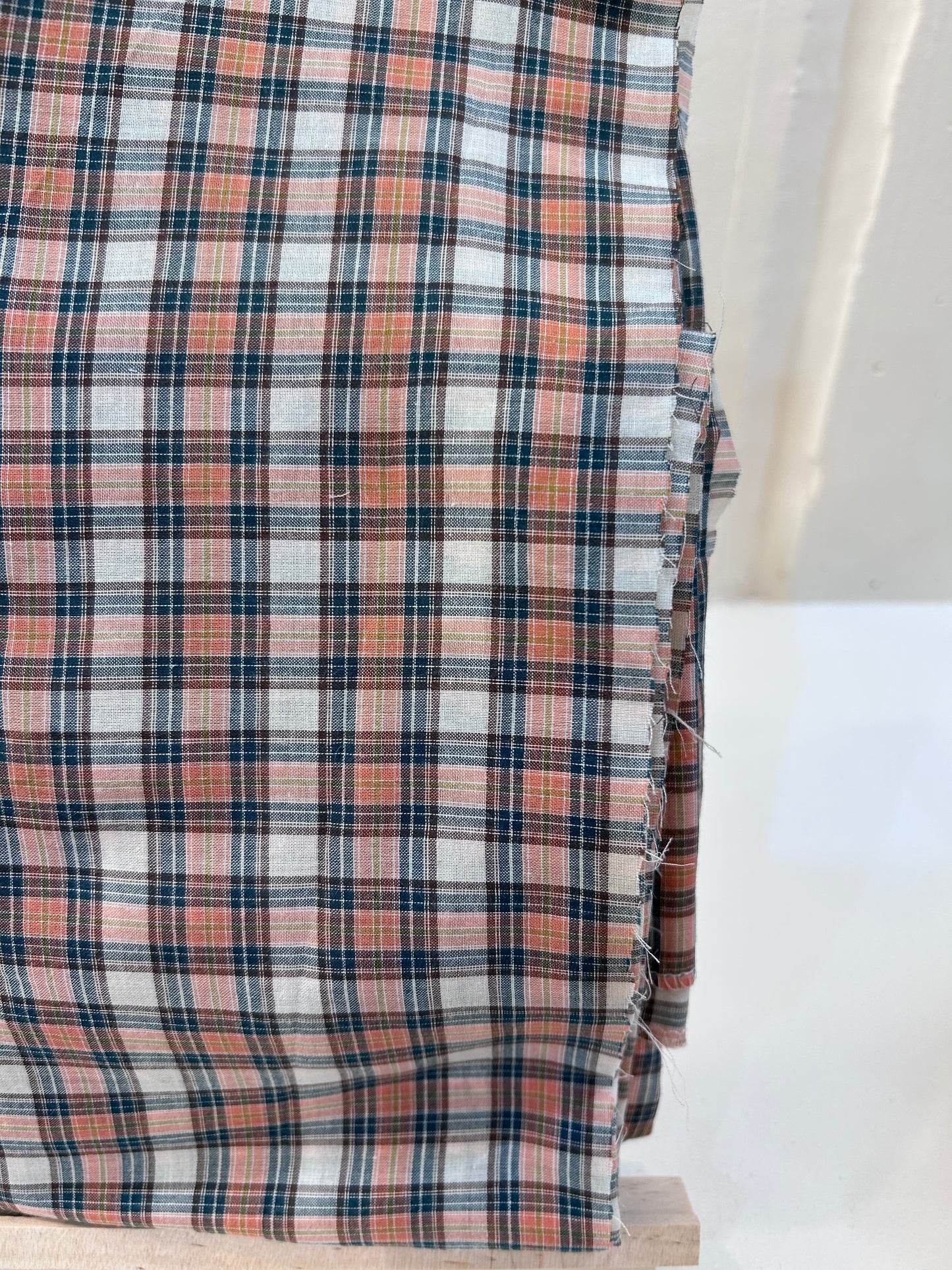 Multi-Color Gingham Check Fabric