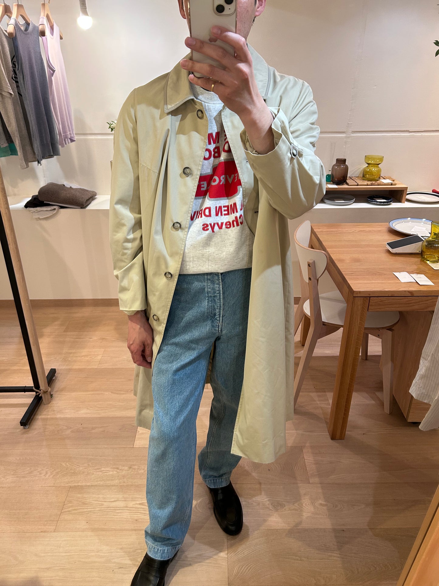 FUJI WASH DENIM SLACKS