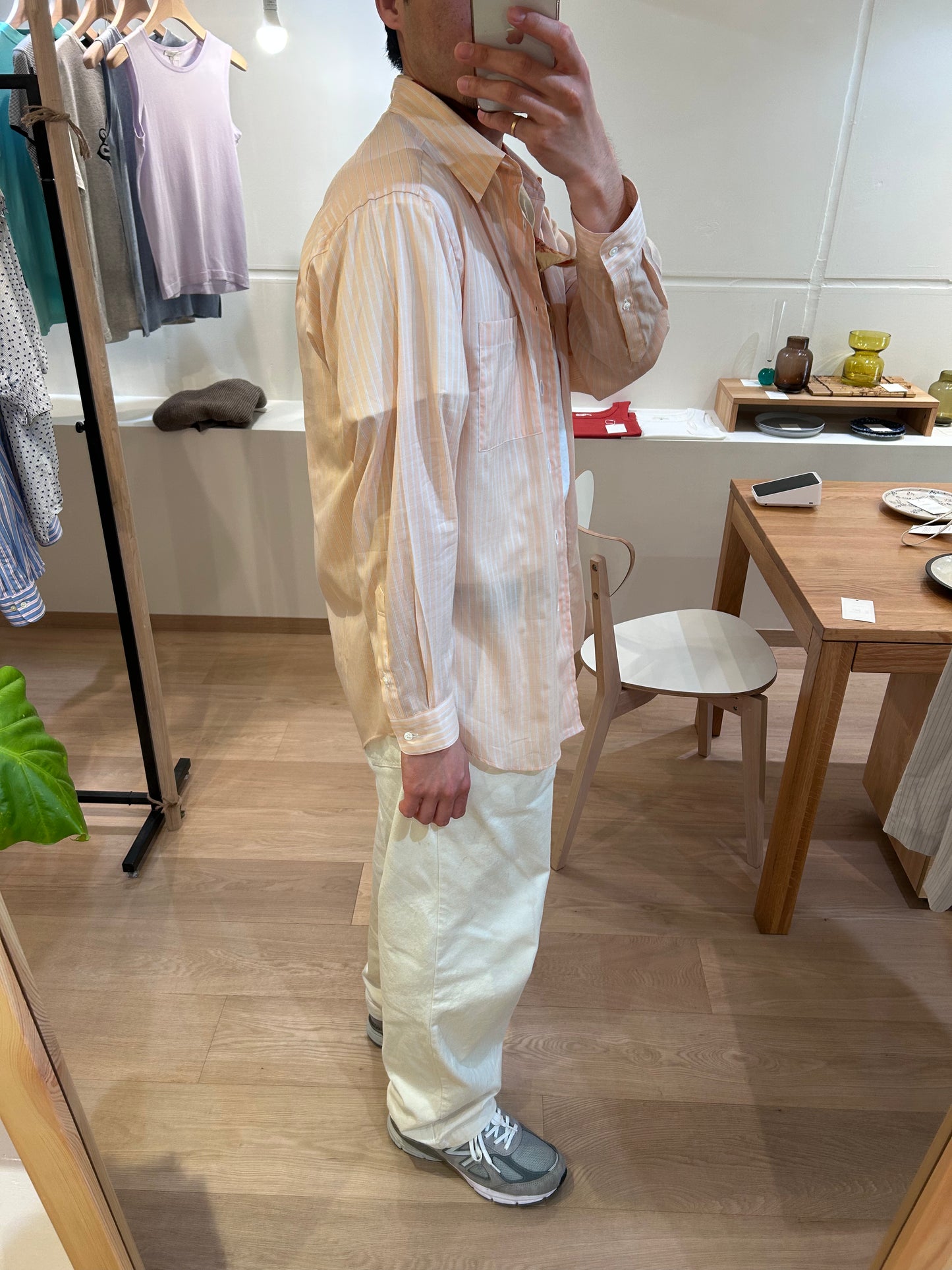 FUJI COTTON CUPRA STRIPE SHIRT