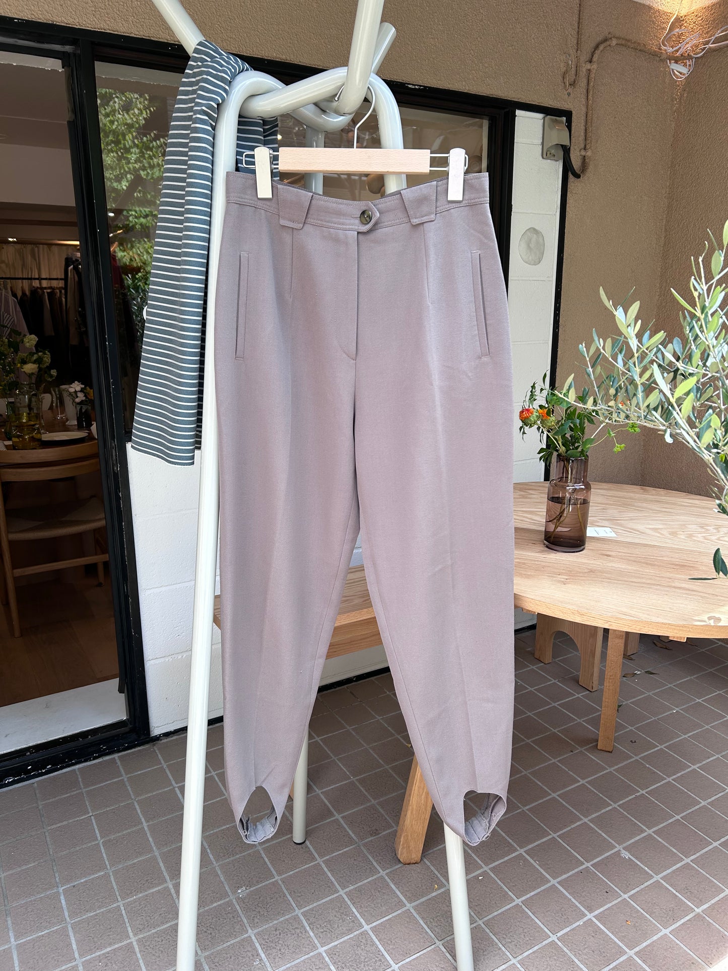 Beige slacks