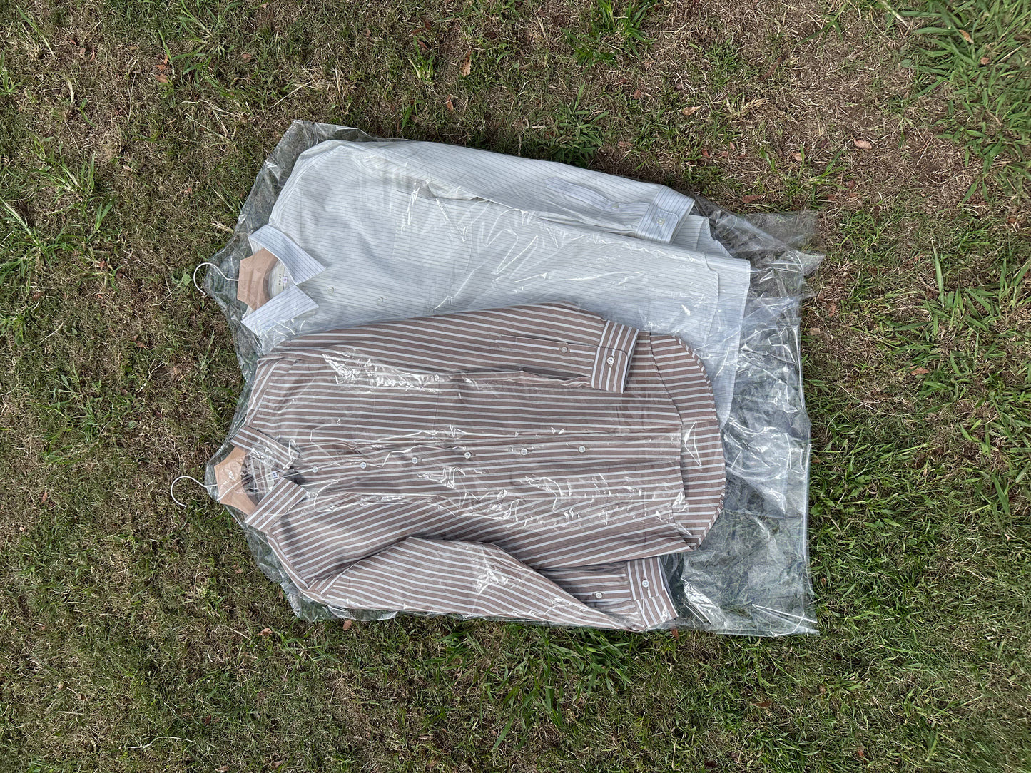 FUJI×dailystore ピンストライプシャツ