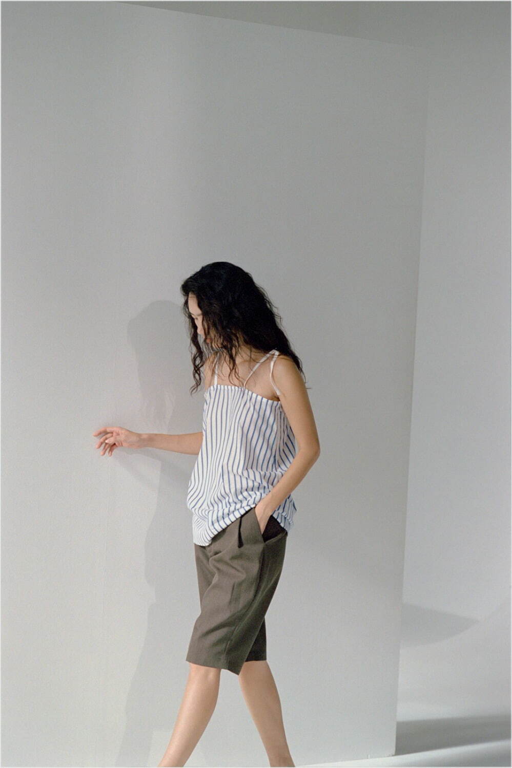 FUJI COTTON STRIPE CAMISOLE