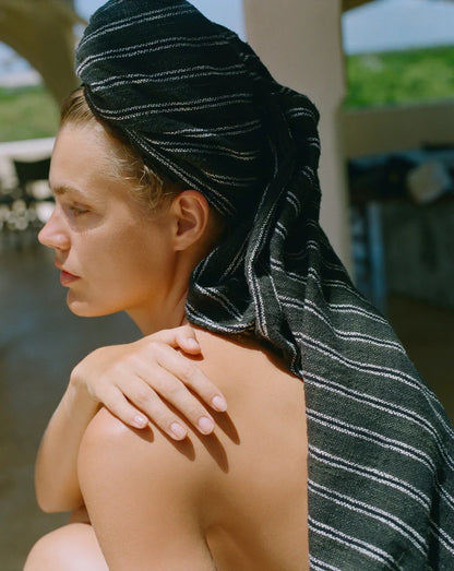 Mizar&Alcor Bath Towel -dark green-