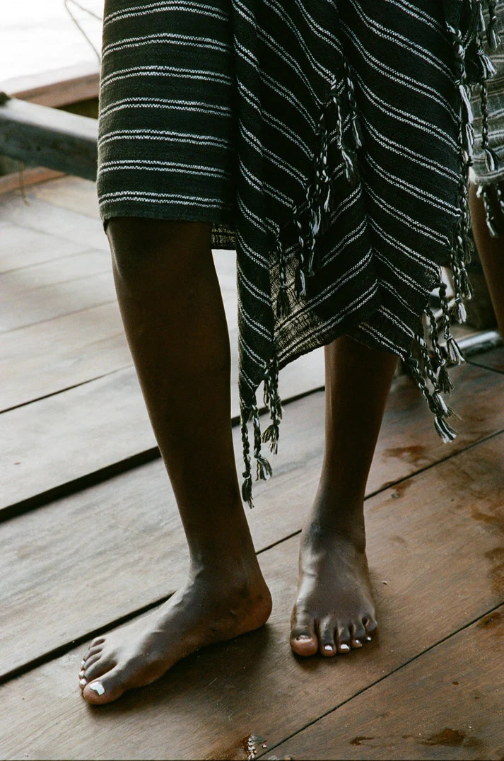 Mizar&Alcor Bath Towel -dark green-