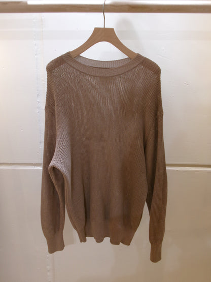 FUJI COTTON STANDARD KNIT (pink beige)