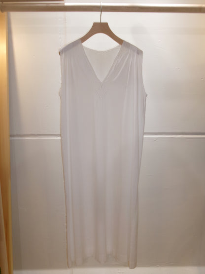 White cotton dress