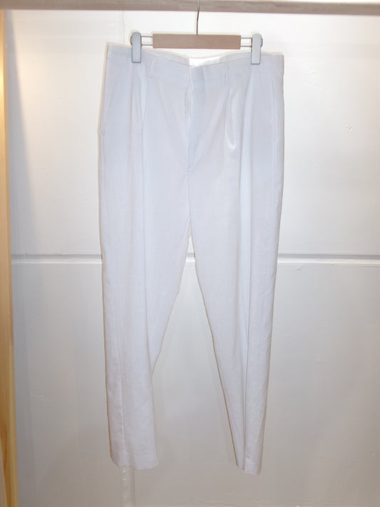 White linen slacks