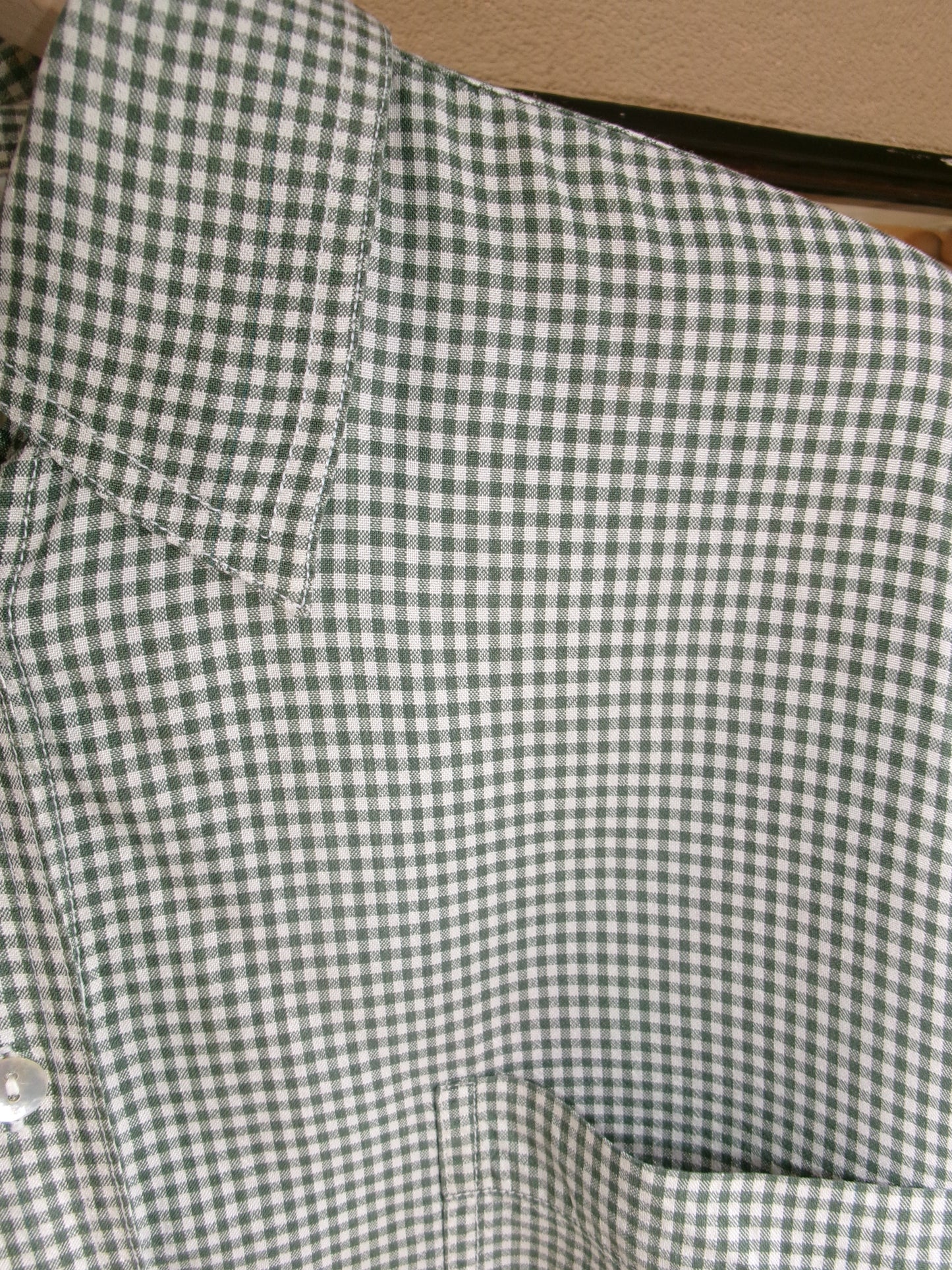 Silk Gingham Blouse