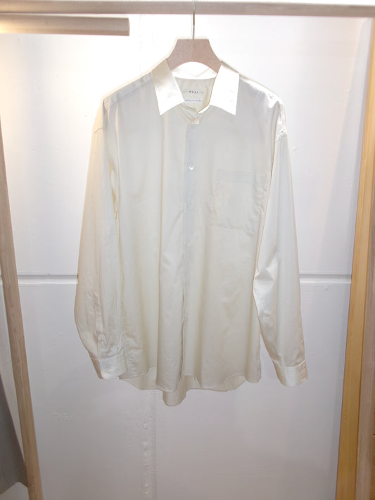 FUJI COTTON TWILL STANDARD SHIRT(BEIGE)