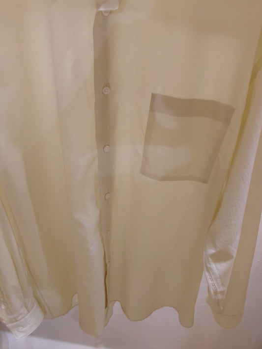 COTTON TWILL STANDARD SHIRT(BEIGE)