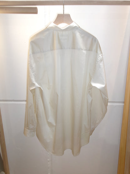 FUJI COTTON TWILL STANDARD SHIRT(BEIGE)