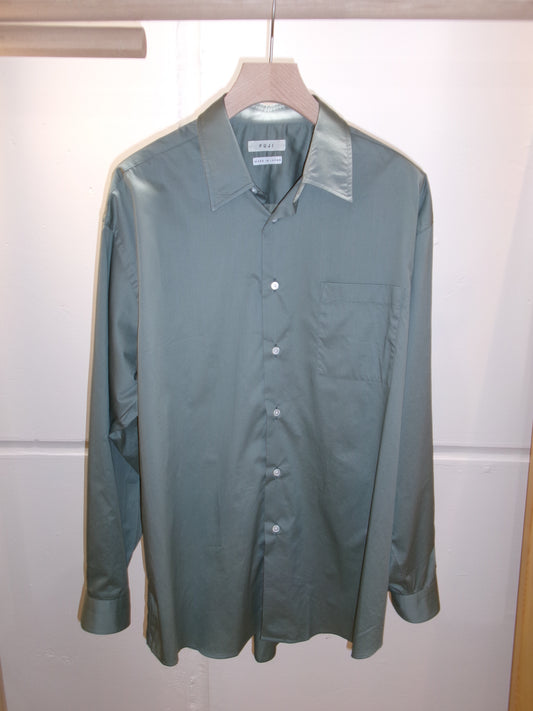 FUJI COTTON TWILL STANDARD SHIRT(GREEN)