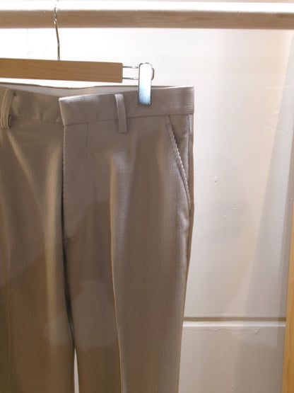 FUJI WOOL CASHMERE CORDUROY SLACKS -femme-