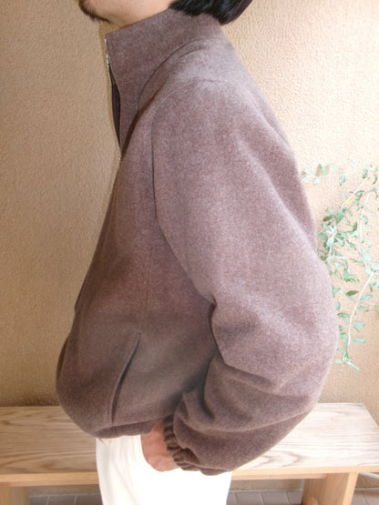 FUJI BRUSHED WOOL PULLOVER(BROWN)