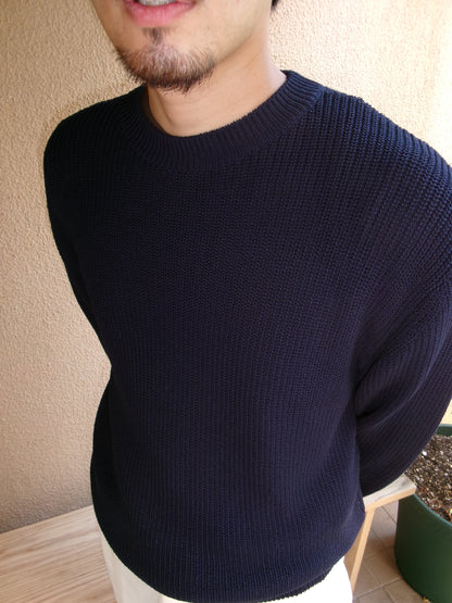 FUJI COTTON STANDARD KNIT(NAVY)