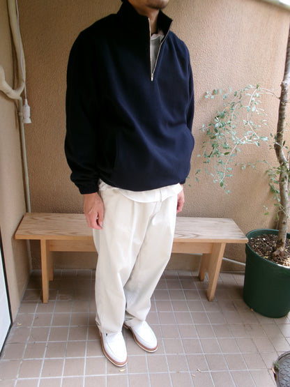 FUJI BRUSHED WOOL PULLOVER(NAVY)