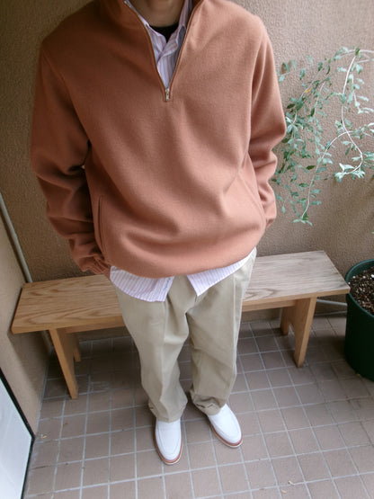 FUJI BRUSHED WOOL PULLOVER(ORANGE)
