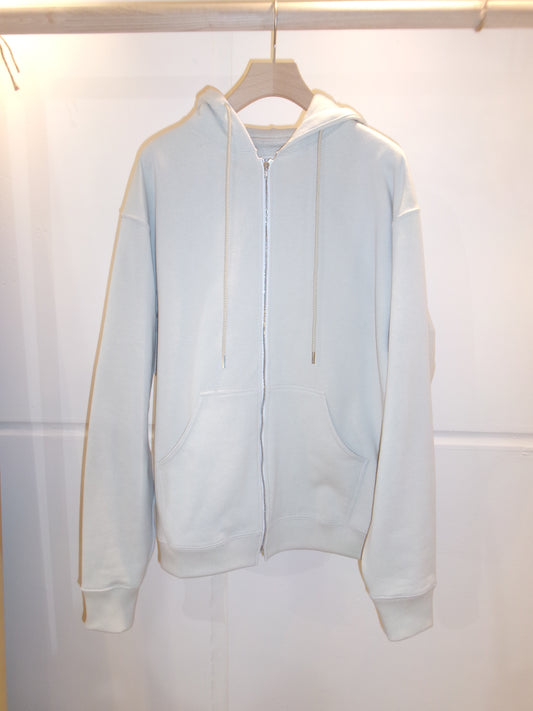 FUJI COTTON ZIP UP HOODIE(IVORY)
